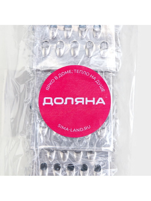 Тёрка четырёхгранная c магнитом Доляна, 3.5×7×3 см, МИКС