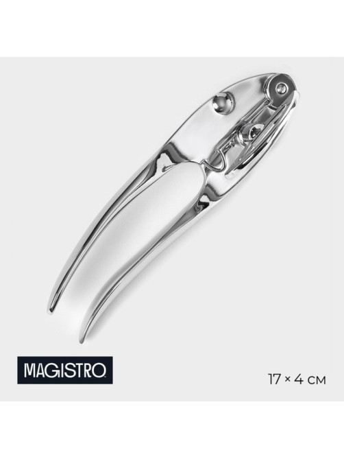 Нож консервный Magistro Volt, нержавеющая сталь, серебристый