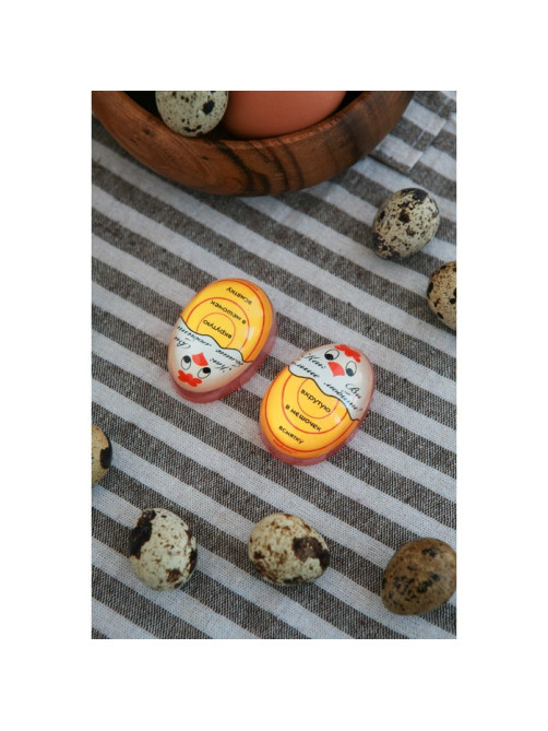 Таймер для варки яиц Доляна «Цыплёнок», кухонный, пластик, 6×3.5×3.5 см