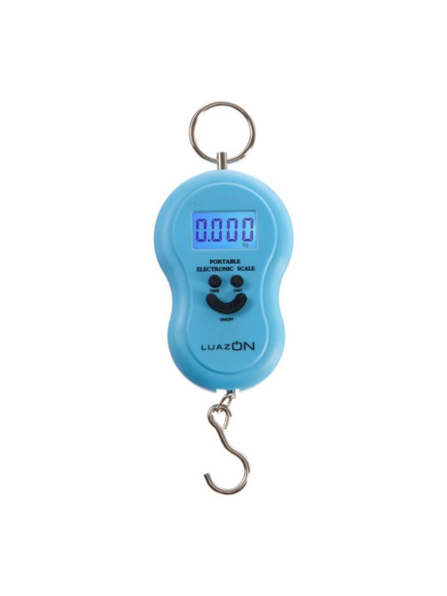 Весы-безмен Luazon LV-402, электронные, до 50 кг, точность до 10 г, с подсветкой, МИКС