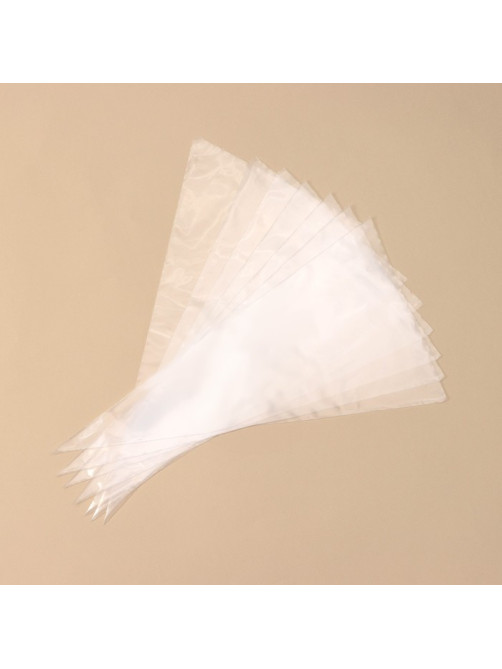 Кондитерские мешки KONFINETTA, 55 мкм, 41×21 см, 50 шт., прозрачные