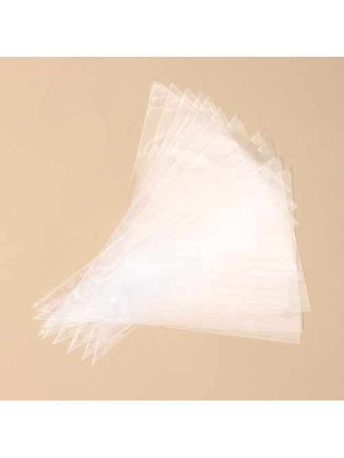 Кондитерские мешки KONFINETTA, 55 мкм, 35×22.5 см, 50 шт., прозрачные