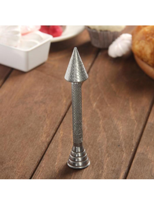 Гвоздь кондитерский для создания цветов Доляна, 13.5×2.5 см, алюминий, серебристый