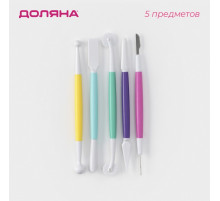 Набор для моделирования кондитерских украшений Доляна, 5 шт., 17 см