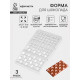 Форма для шоколада KONFINETTA «Инфинити», 27.5×17.5×2.5 см, 3 ячейки 15.3×7.5×0.8 см, пластик, прозрачная