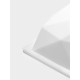 Форма для муссовых десертов и выпечки KONFINETTA «Геометрия любви», силикон, 21.5×20×6 см, белая