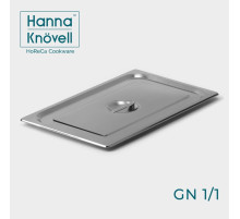 Крышка к гастроемкости GN 1/1 Hanna Knövell, 53×32.5 см, толщина 0.6 мм, нержавеющая сталь