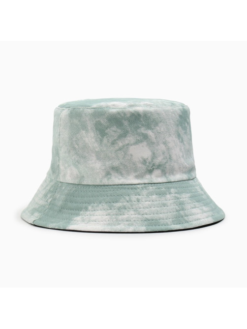 Панама женская MINAKU Tie-dye, белая, зелёная, размер 56-58