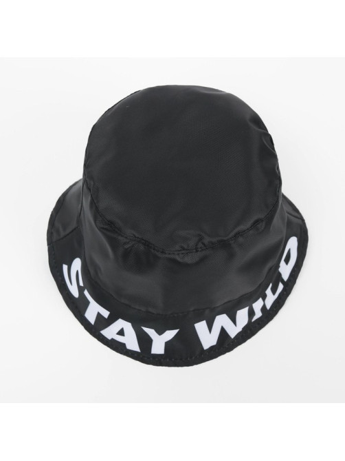 Панама Stay wild, чёрная