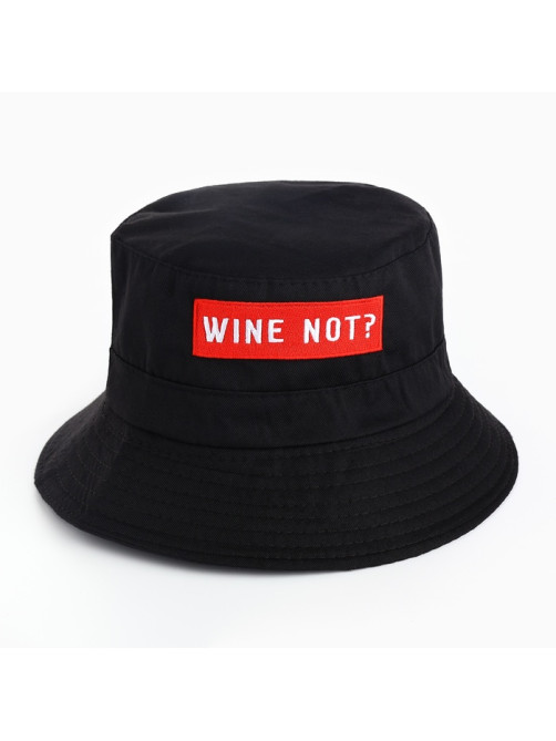 Панама Wine not, чёрная, р-р 56-58