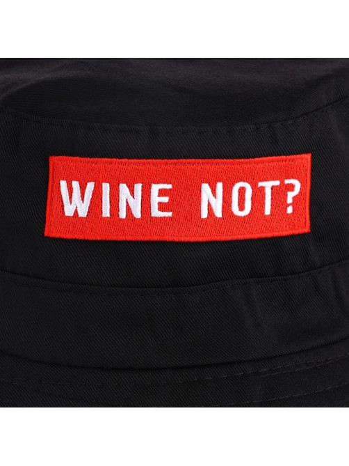 Панама Wine not, чёрная, р-р 56-58