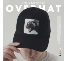 Кепка «Пантера», цвет чёрный, р-р 56