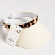 Козырёк женский MINAKU Leopard, молочный, размер 56-58
