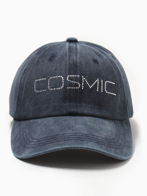 Кепка женская со стразами MIST Cosmic, синяя, размер 56-58