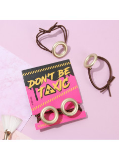 Резинки для волос «Don't be toxic», 2 шт.