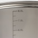 Кастрюля Magistro Grande, 8.9 л, d=25.5 см, с крышкой, капсульное дно, индукция, нержавеющая сталь, хромированная