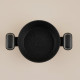 Кастрюля SL Home, 2.2 л, d=20 см, h=8.8 см, с крышкой, антипригарное покрытие, индукция, алюминий, чёрная