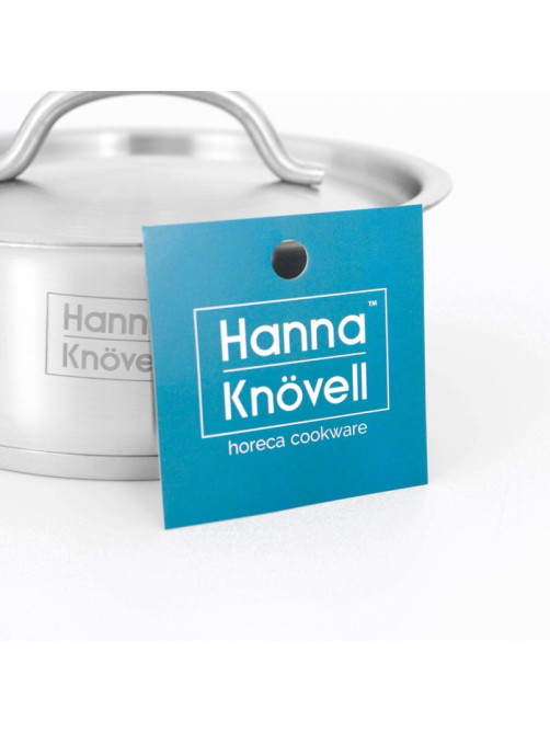 Сотейник Hanna Knövell, 1.2 л, d=16 см, h=6.5 см, с крышкой, толщина стенки 0.8 мм, индукция, нержавеющая сталь