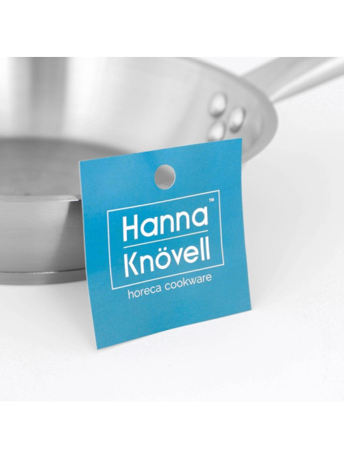 Сковорода Hanna Knövell, d=22 см, h=5.5 см, толщина стенки 0.6 мм, длина ручки 21.5 см, индукция, нержавеющая сталь