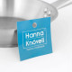 Сковорода Hanna Knövell, d=22 см, h=5.5 см, толщина стенки 0.6 мм, длина ручки 21.5 см, индукция, нержавеющая сталь