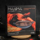 Сковорода - ВОК Magma «Хемминг», d=37 см, h=9.5 см, деревянная крышка, индукция, чугун, чёрная