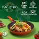 Сковорода Magistro Terra, d=28 см, h=4.8 см, съёмная ручка софт тач, антипригарное покрытие, индукция, оранжевая