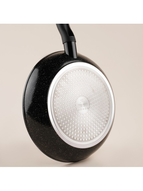 Сковорода SL Home, d=26, h=4.9 см, антипригарное покрытие, индукция, алюминий, чёрная
