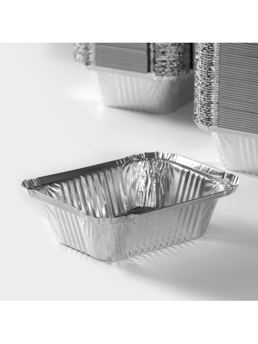 Форма из фольги для выпечки и запекания Доляна, 255 мл, 12×9.5×4 см, 100 шт./уп