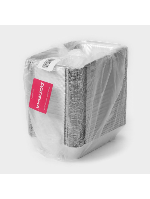 Форма из фольги для выпечки и запекания Доляна, 960 мл, 21.8×15.5×4 см