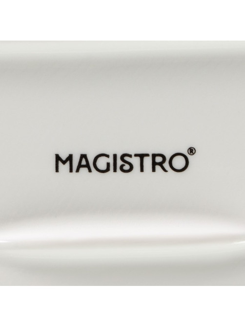 Блюдо для запекания прямоугольное Magistro «Бланш», 30×19 см, фарфор, белое