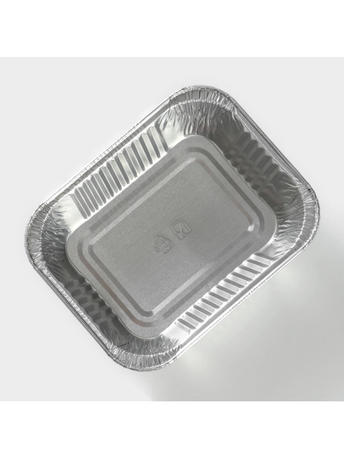 Формы для выпечки и запекания Доляна, набор 3 шт., 250 мл, 12.5×9.8×3.3 см, фольга, серебристые