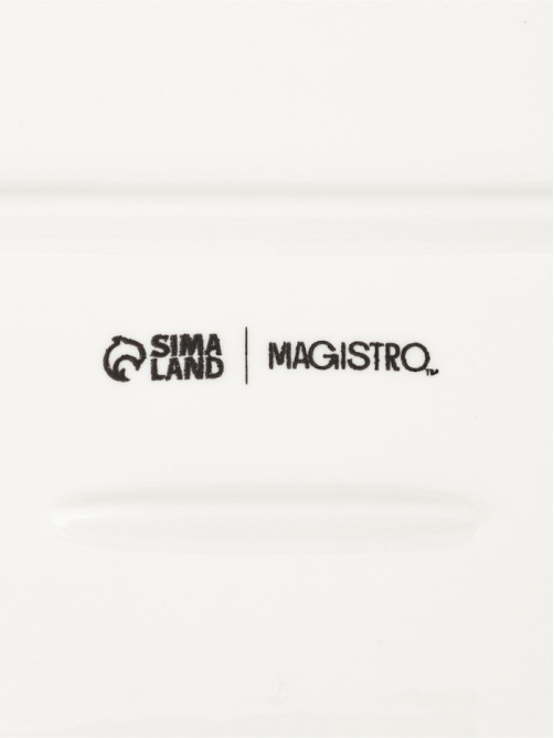 Блюдо для запекания прямоугольное Magistro «Бланш», 30×19 см, фарфор, белое