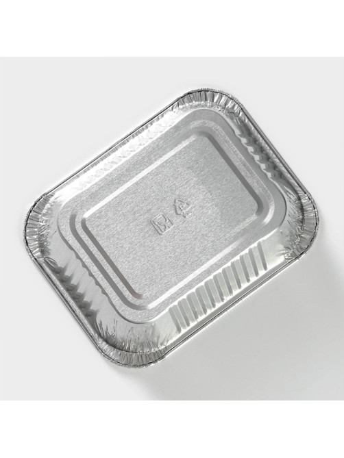 Формы для выпечки и запекания Доляна, набор 3 шт., 250 мл, 12.5×9.8×3.3 см, фольга, серебристые