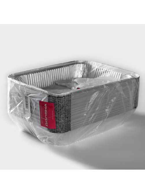 Форма из фольги для выпечки и запекания Доляна, 3.1 л, 32×25.5×6.3 см