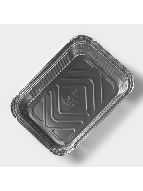 Форма из фольги для выпечки и запекания Доляна, 2 л, 25×18×6.5 см