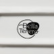 Форма для запекания BellaTenero, 1 л, 25.6×14.9×6.2 см, с бамбуковой крышкой, керамика, белая