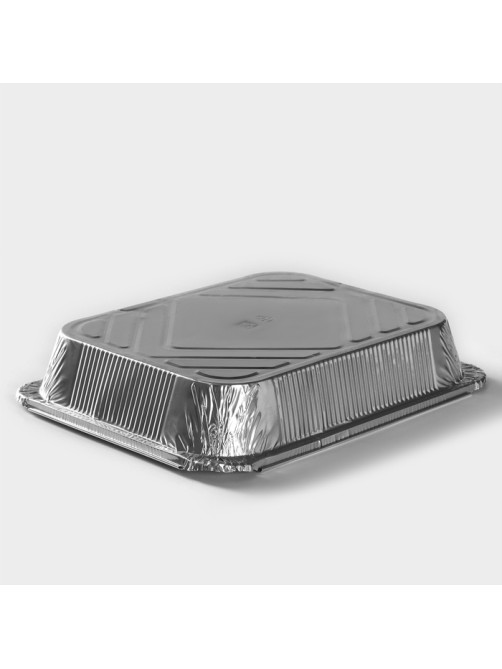 Формы для выпечки и запекания Доляна, набор 2 шт., 3.18 л, 32×26×6.5 см, фольга, серебристые