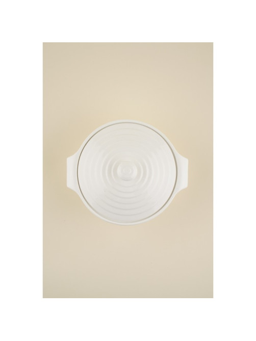 Кастрюля SL Home «Санторини», 1.57 л, 24.5×21.5×8 см, жаропрочная керамика, белая
