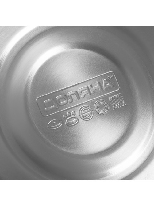 Чайник Доляна «Сердце», 3 л, со свистком, с индикатором нагрева, нержавеющая сталь, белый