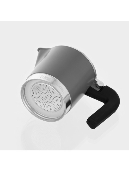 Кофеварка гейзерная Magistro Moka, на 3 чашки, 150 мл, алюминий, серая