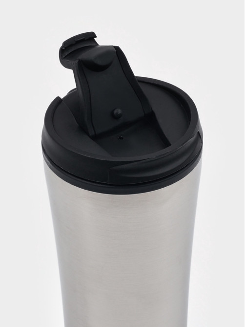 Термокружка Мастер К For you, 450 мл, 8×19 см сохраняет тепло 2 ч, нержавеющая сталь, серебристая