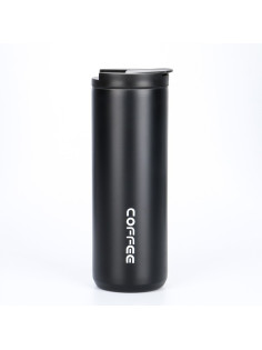 Термокружка Мастер К Coffee, 500 мл, сохраняет тепло 8 ч, нержавеющая сталь, чёрная