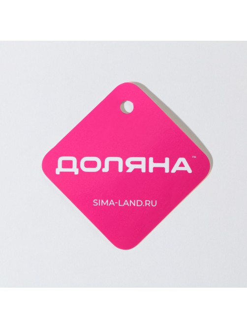 Корзина для продуктов Доляна, 40×25×10 см, плетёная, пластик, коричневая