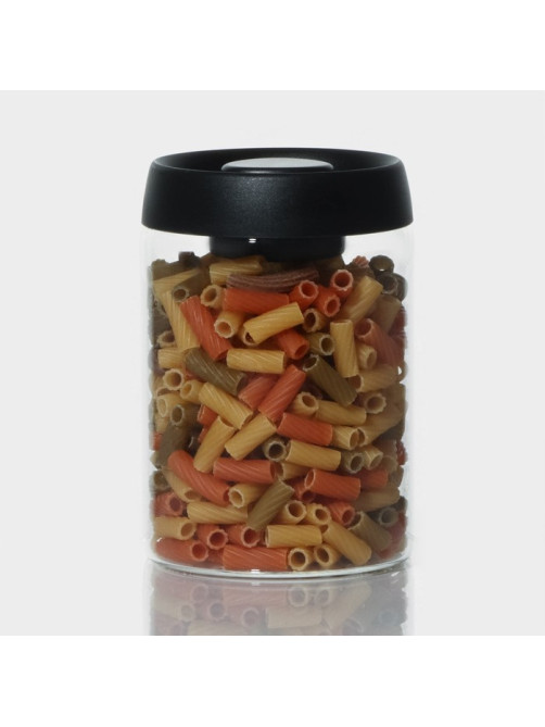 Банка для сыпучих продуктов Magistro «Плезир», 1 л, 11×16 см, с вакуумной крышкой, стекло, прозрачная