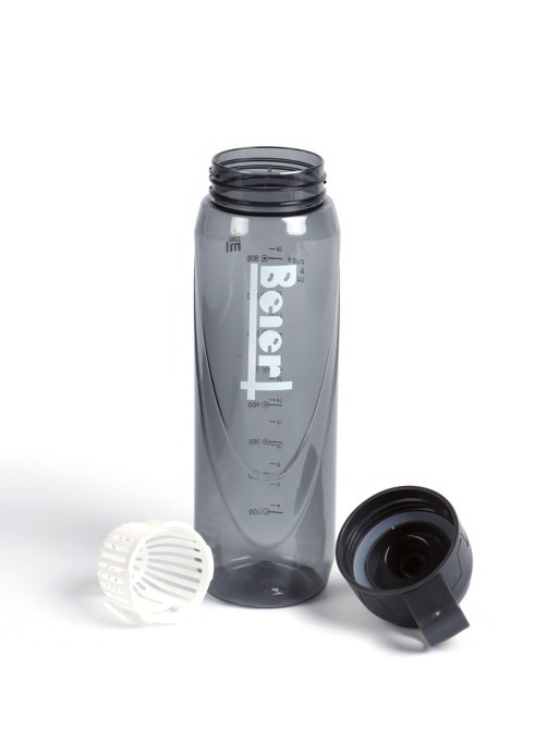 Бутылка для воды SPORT, 1 л, чёрная