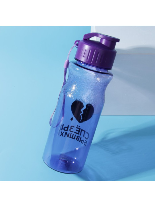 Бутылка для воды пластиковая «Слезы бывших», 500 мл, фиолетовая