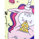 Ланч - бокс круглый Unicorn pizza, 500 мл