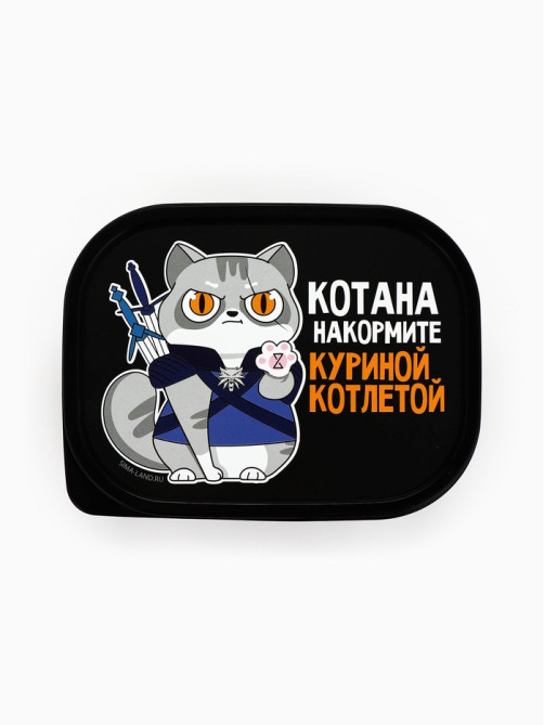 Ланч - бокс прямоугольный «Котана накормите», 500 мл