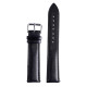 Ремешок для часов «Соломон», 20 мм, натуральная кожа, длина 20 см, чёрный