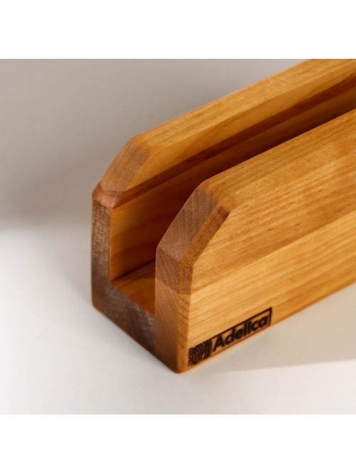 Салфетница Adelica «ЛЮКС», 14×7×6 см, пропитана маслом, дерево берёза